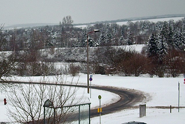 Bild: Stra&szlig;e des Friedens im Winter