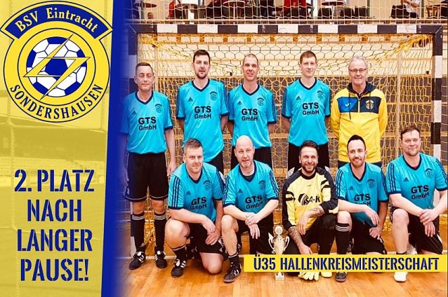 Bild: &Uuml;35-Team wird Vize-Hallenkreismeister