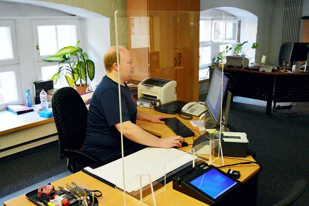 Bild: Stadtverwaltung arbeitet