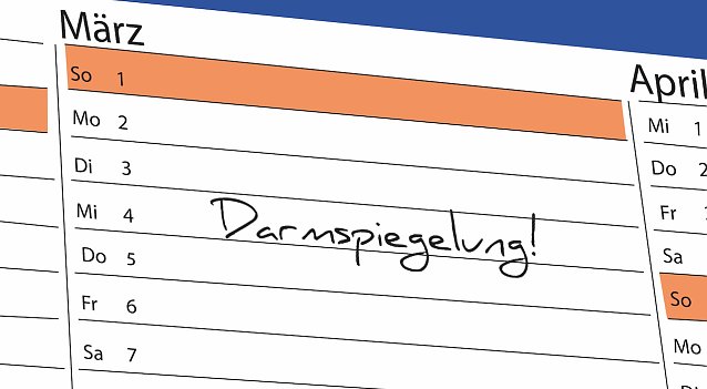 Bild: Darmspiegelung
