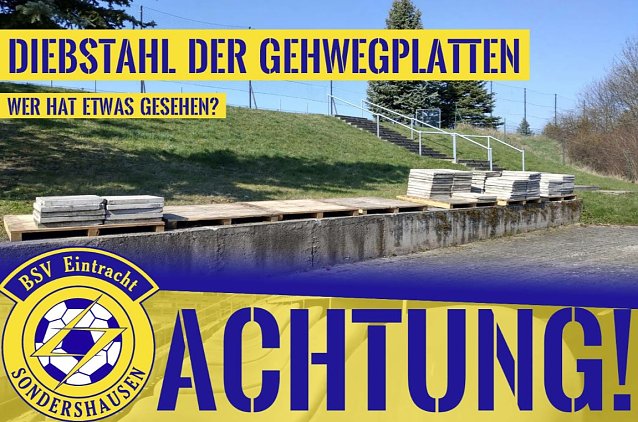 Bild: Platten gestohlen