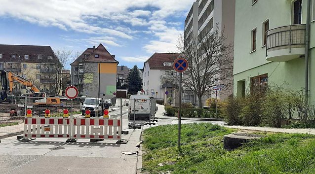 Bild: Baustelle ab Montag aktiv