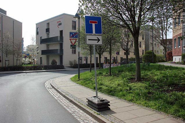 Bild: Weitere Stra&szlig;ensperre in Sondershausen