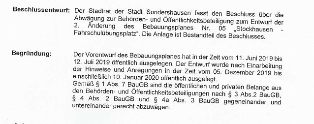 Bild: Weitere Beschl&uuml;sse im Stadtrat