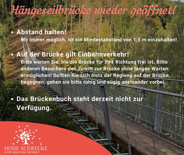 Bild: H&auml;ngeseilbr&uuml;cke wieder ge&ouml;ffnet