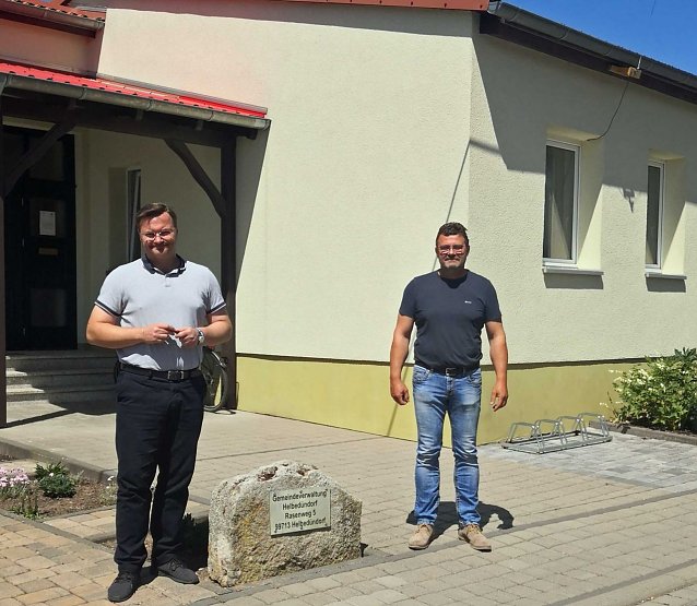 Bild: B&uuml;rgermeistergespr&auml;ch in Helbed&uuml;ndorf