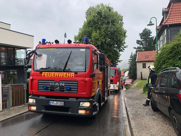 Bild: Dauerregen ruft Feuerwehren auf den Plan