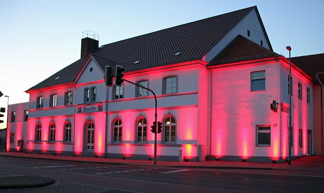 Bild: Das STOCKSEN leuchtete ROT