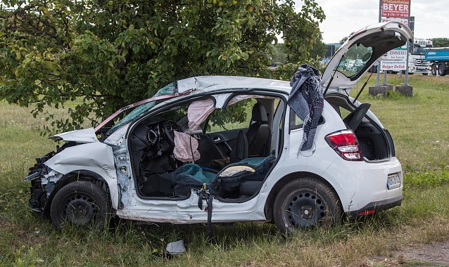 Bild: Unfall auf der B4