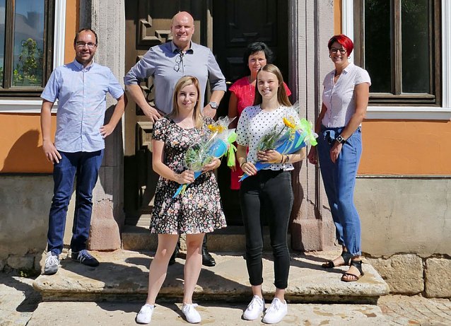 Bild: Neue Azubis bei der Stadtverwaltung