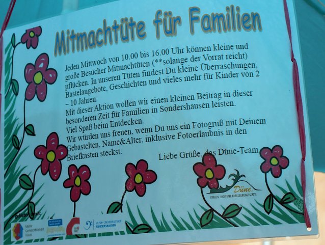 Bild: Aktion Mitmacht&uuml;te f&uuml;r Familien erfolgreich