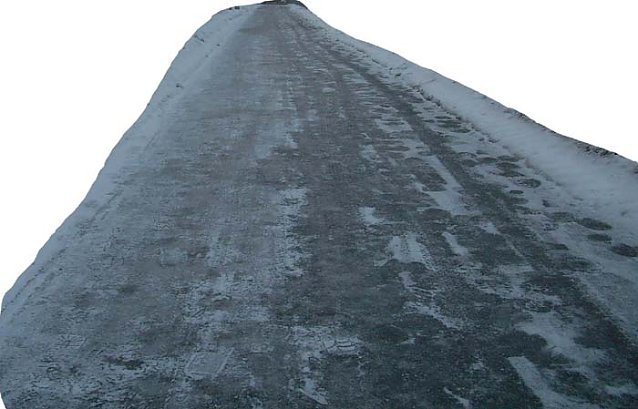 Bild: Vereiste Fl&auml;chen