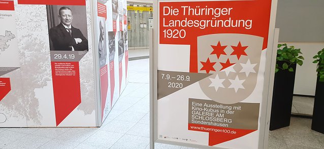 Bild: Wanderausstellung 100 Jahre Th&uuml;ringen