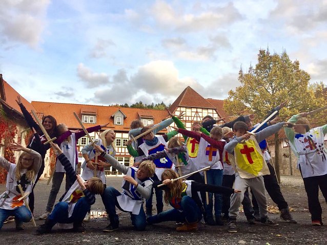 Bild: Mittelaltercamp in den Herbstferien