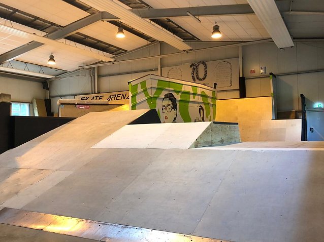 Bild: Neue Rampe in der Skate Arena