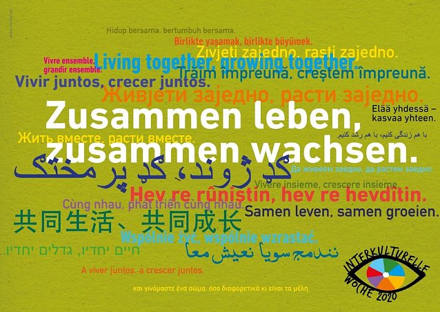 Bild: "Zusammen leben, zusammen wachsen"