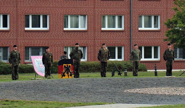 Bild: Panzerkompanie in Bad Frankenhausen verabschiedet 