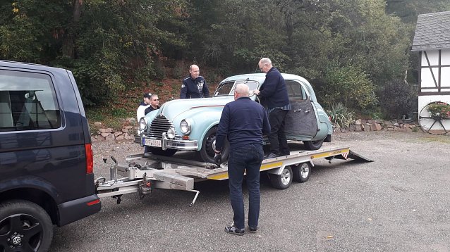 Bild: Der Ostklassiker Klub Wolkramshausen beteiligte sich mit drei Fahrzeugen am "Rollenden Museum"