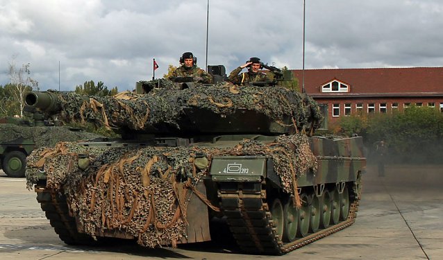 Bild: Kommandeurswechsel beim Panzerbataillon 393 "Th&uuml;ringer L&ouml;we" in der Kyffh&auml;user Kaserne Bad Frankenhausen statt....