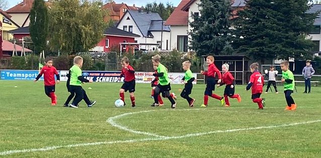 Bild: Die Bambinis des SG Empor