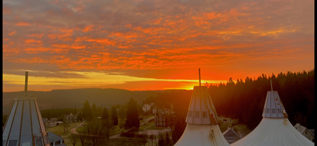 Bild: Sonnenaufgang in Masserberg