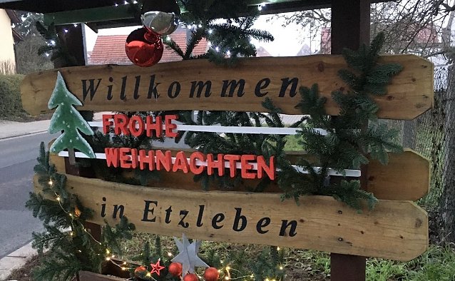 Bild: Willkommen in Etzleben