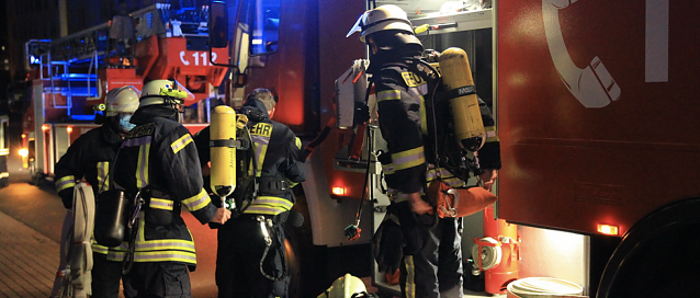 Bild: Einsatz in der Karnstra&szlig;e