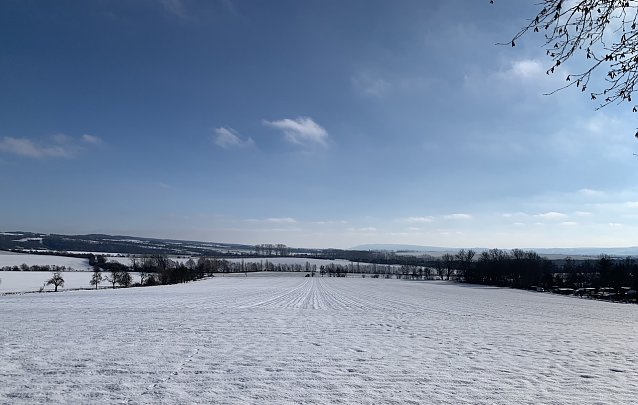 Bild: Blick von Nordhausen zum Kyffh&auml;user
