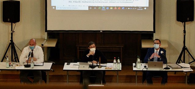 Bild: 16. Stadtratssitzung in Sondershausen