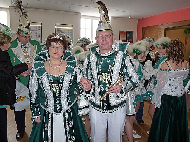 Bild: Rentnerfasching bei Gr&uuml;n-Wei&szlig;