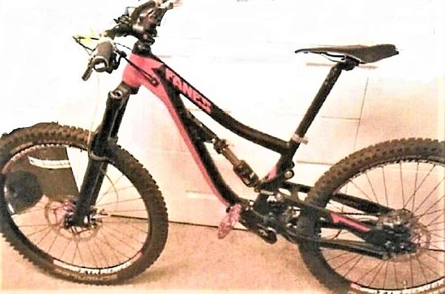 Bild: Aufgefundenes Fahrrad