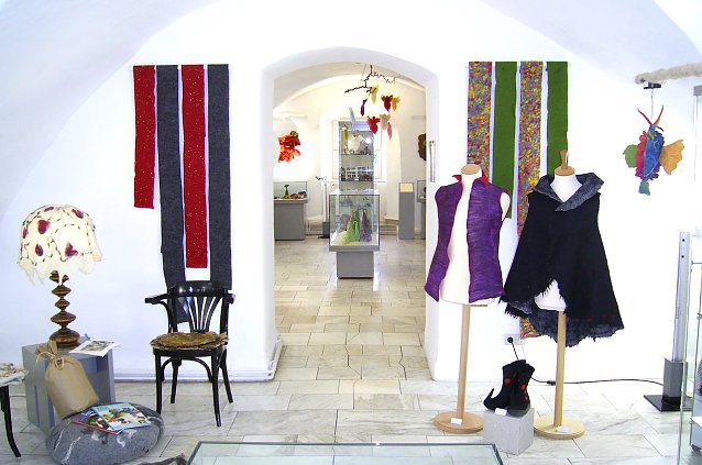 Bild: Filzausstellung im Regionalmuseum Bad Frankenhausen