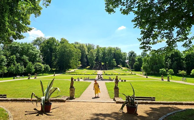 Bild: Schlossgarten in Ebeleben