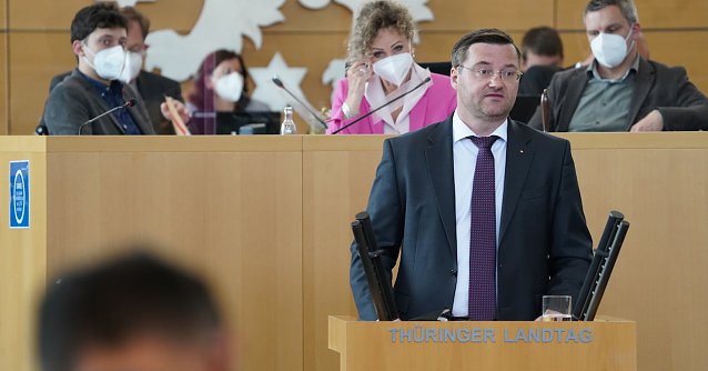 Bild: Stefan Schard (CDU) im Th&uuml;ringer Landtag
