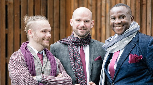 Bild: Das Tenortrio Fellas konzertiert in Nordhausen