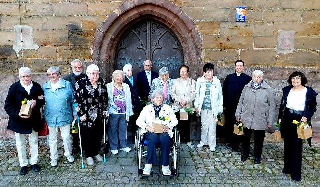 Bild: Die Jubelkonfirmanden in Bad Frankenhausen