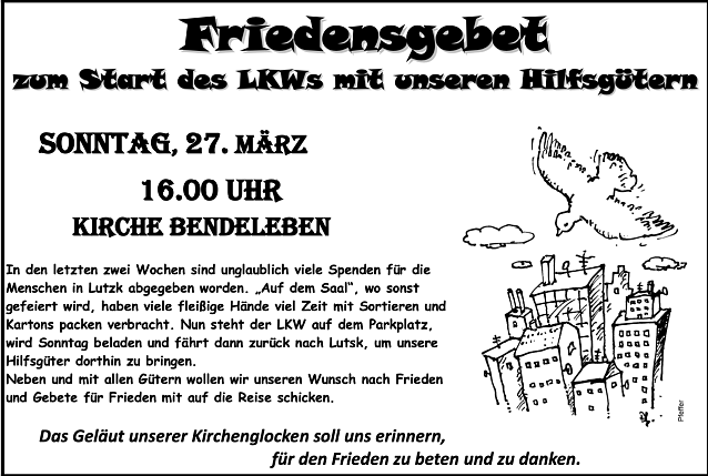 Bild: Friedensgebet