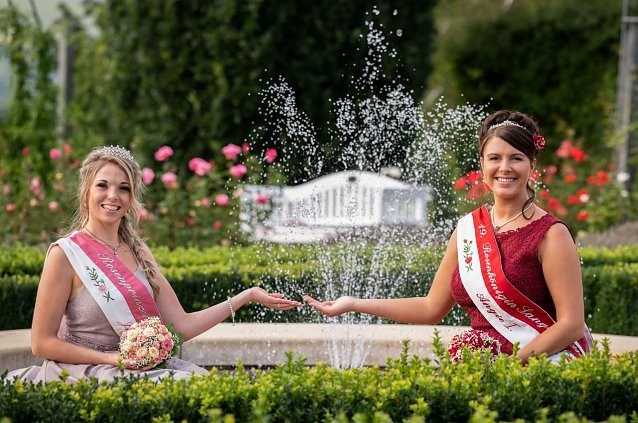 Bild: Im Europa-Rosarium wird man demn&auml;chst das 45. Berg- und Rosenfest feiern
