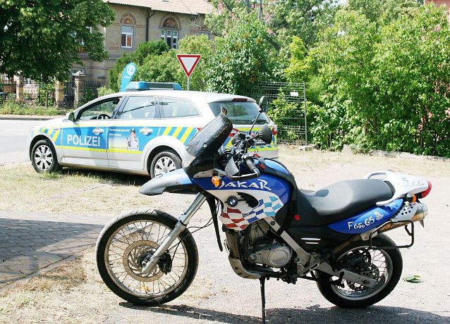 Bild: Der Bundesverband der Motorradfahrer war heute wieder in Kelbra zu Gast