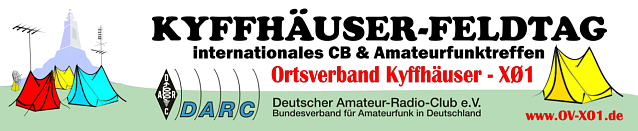 Bild: Der Kyffh&auml;user-DARC l&auml;dt zum Feldfunktag