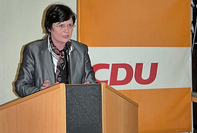 Bild: Christine Lieberknecht auf Kreisparteitag der CDU