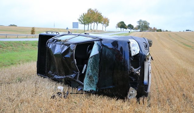 Bild: Unfall heute Vormittag auf der B 249