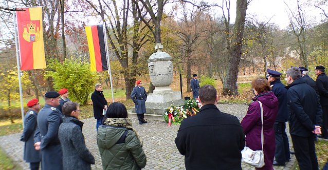 Bild: Gedenken am Volkstrauertag in Bad Frankenhausen 2021