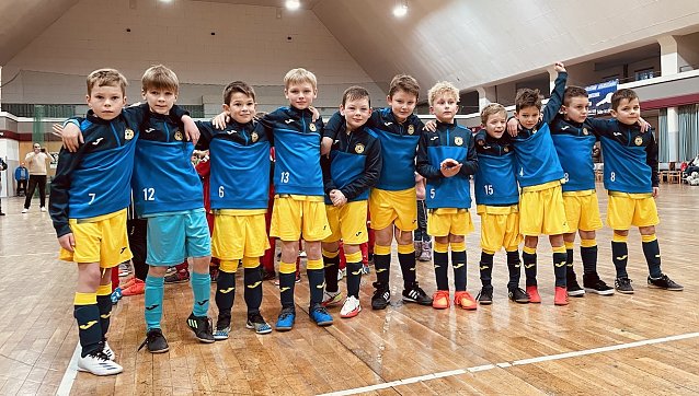 Bild: F-Junioren des BSV Eintracht Sondershausen in der Th&uuml;ringenhalle