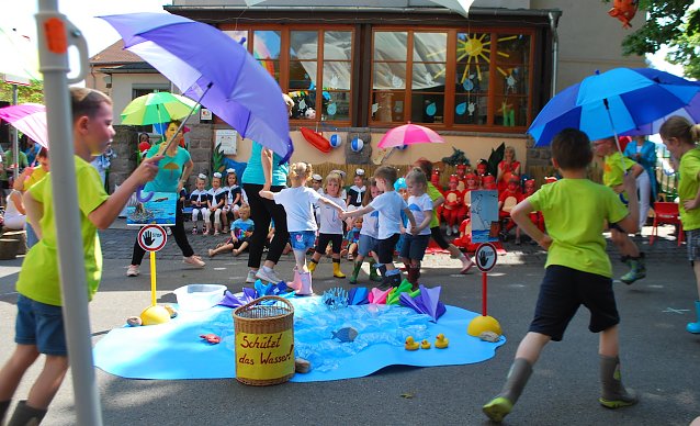Bild: Kinderfest in der Kindervilla Bad Frankenhausen