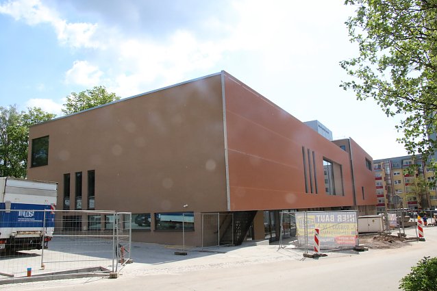 Bild: Neubau des Sondersh&auml;user Theaters