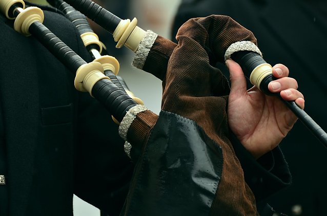 Bild: Pipes and Drums in der Trinitatiskirche in Sondershausen