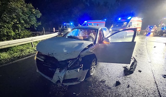Bild: Unfall am Abend