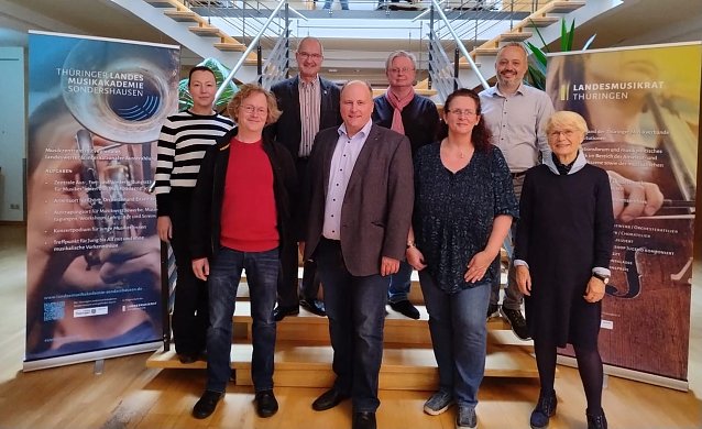 Bild: Neues Pr&auml;sidium des  Th&uuml;ringer Landesmusikrates