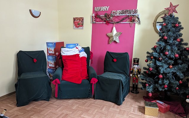 Bild:  F&uuml;r die Audienz beim Weihnachtsmann ist f&uuml;r den 2. Dezember bereits alles vorbereitet.